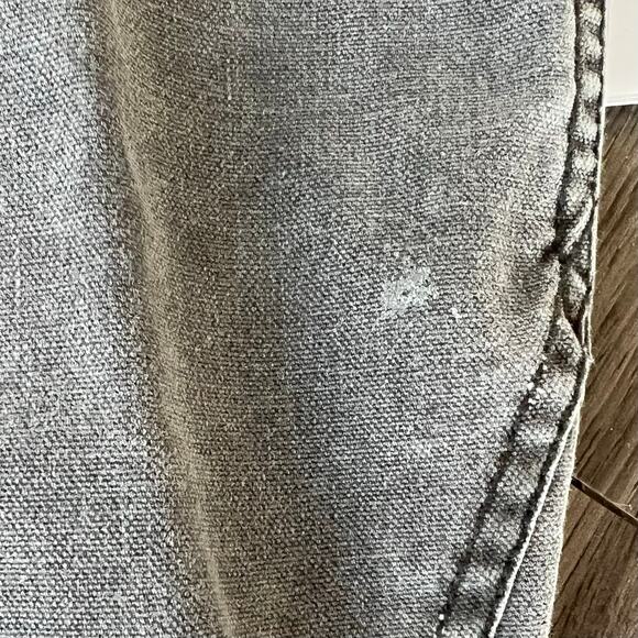 Vintage 80s Weekender Casual Gray Loose Pants Travel Elastic Drawstring Waist - Picture 8 of 14